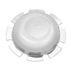 SOBRE TAMPA CROMADA DO CUBO DE RODA DIANTEIRA DO MERCEDES BENZ SEM LOGO - SOBR16A