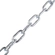CORRENTE GALVANIZADA DE ESPESSURA 6,0MM COM ELO LONGO E 1300MM DE COMPRIMENTO - CORR01
