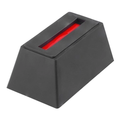 COXIM DO BATENTE E BATEDOR RETANGULAR COM REFLETIVO VERMELHO E PRETO - COXI116-PR