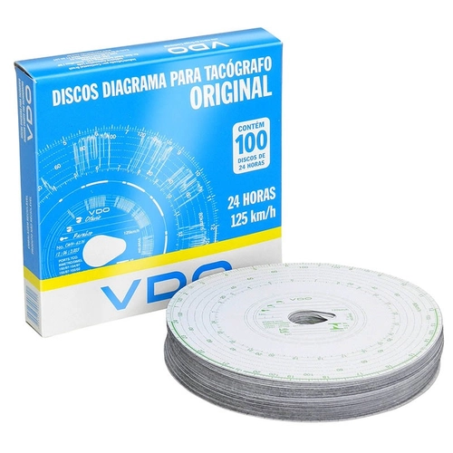 DISCO DE TACÓGRAFO DIÁRIO DE 125KM - DISC11E