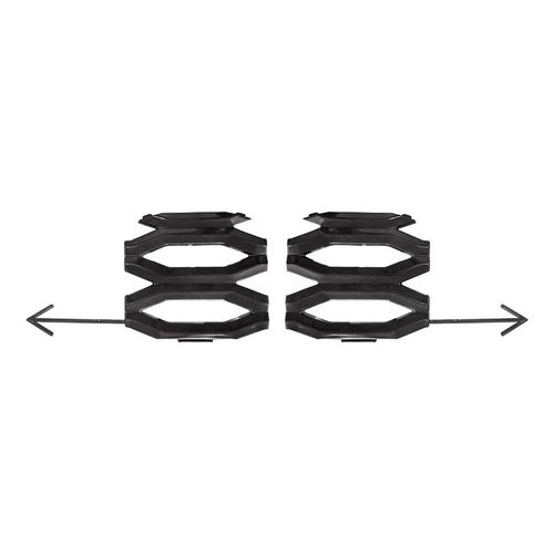 KIT DE TAMPAS DA GRADE FRONTAL INFERIOR DO VOLVO - KITS114