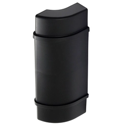 ARREMATE DE PLÁSTICO DUPLO DE ENCAIXE DA TRAVESSA LATERAL DE 500X155MM (002 UN.) - ARRE03