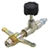 REGISTRO DE GÁS MODELO BORBOLETA PARA BOTIJÃO P13 COM CONEXÃO PARA TUBO PU DE 08MM - REGI02A