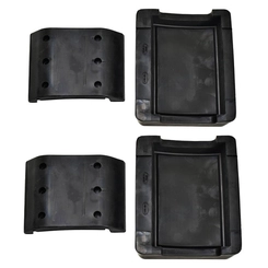 PAR GENUÍNO DO KIT DE COXIM SUPERIOR E INFERIOR DO CALÇO DA QUINTA RODA JOST DE 3.1/2" - KITS34B