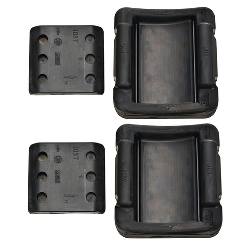 PAR GENUÍNO DO KIT DE COXIM SUPERIOR E INFERIOR DO CALÇO DA QUINTA RODA JOST DE 2" - KITS11C