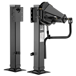 PÉ MECÂNICO DE APOIO DE BITREM DE 28 TONELADAS SEM BARRA E COM EXTENSOR COM ALTURA FECHADO DE 820MM ORIGINAL - PEME07