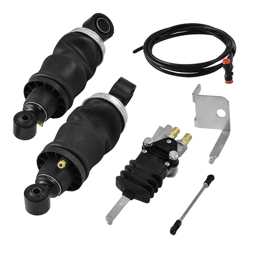 KIT DE ADAPTAÇÃO DA BOLSA DE SUSPENSÃO DIANTEIRA DA CABINE COM VÁLVULA NIVELADORA EXTERNA DO MERCEDES BENZ - KITS144