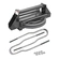 SUSPENSOR DE 573MM BOLSA GRANDE DE ENCAIXE 7.14 COM GRAMPO TIPO "C" CARA DE BOI DE 610MM PARA TRUCK LS REBAIXADO - SUSP04A-SK