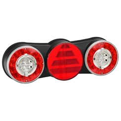 LANTERNA TRASEIRA COMPLETA BRASPOINT IV LG DA FACCHINI DE LED BIVOLT E CONECTOR DE 7 VIAS DO LADO ESQUERDO - LANT164-E