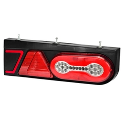 LANTERNA TRASEIRA COMPLETA DAS CARRETAS RANDON COM LED DE 24V E CONECTOR DE 5 VIAS DO LADO DIREITO - LANT160-D