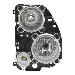 FAROL PRINCIPAL DE LÂMPADA SEM MOLDURA EXTERNA COM DIRECIONAL DO MERCEDES BENZ LADO DIREITO - FARO58A-D