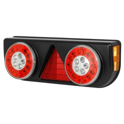 LANTERNA TRASEIRA COMPLETA BRASPOINT III DA FACCHINI DE LED 24V E CONECTOR DE 7 VIAS DO LADO DIREITO - LANT53-D