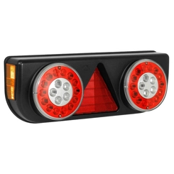 LANTERNA TRASEIRA COMPLETA BRASPOINT III DA FACCHINI DE LED 24V E CONECTOR DE 7 VIAS DO LADO ESQUERDO - LANT53-E
