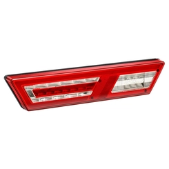 LANTERNA TRASEIRA RETROREFLETOR DE SEGURANÇA DE 60 LEDS E CONECTOR DE 5 VIAS COM DIRECIONAL SEQUENCIAL DO LADO ESQUERDO - LANT205-E