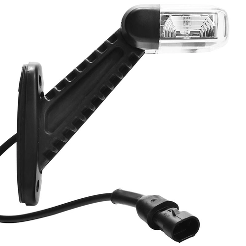 LANTERNA DELIMITADORA PARA CARRETA RODOTÉCNICA DE LED COM CHICOTE E CONECTOR DO LADO DIREITO CRISTAL - LANT212-D