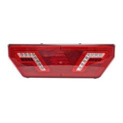 LANTERNA TRASEIRA DE LED E 24V COM DIRECIONAL SEQUENCIAL E CONECTOR DE 5 VIAS DO LADO ESQUERDO - LANT146A-E