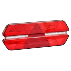 LANTERNA TRASEIRA TRIPLO X COM 40 LEDS DE 24V E UM CONECTOR DE 5 VIAS E DOIS DE 2 VIAS DO LADO ESQUERDO - LANT148-E