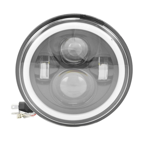 FAROL PRINCIPAL DE LED H4 COM LUZ DIURNA ANGEL EYE DE 7" DO VOLKSWAGEN - FARO132-I
