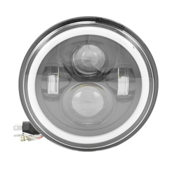 FAROL PRINCIPAL DE LED H4 COM LUZ DIURNA ANGEL EYE DE 7" DO VOLKSWAGEN - FARO132-I