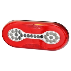 LANTERNA MODULAR TRASEIRA DE LED 24V COM UM CONECTOR DE 5 VIAS E DOIS DE 2 VIAS DAS CARRETAS RANDON DO LADO DIREITO - LANT159-D