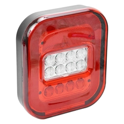 LANTERNA TRASEIRA NIX I DE LED COM VIGIA E CONECTOR DE 5 VIAS DO LADO ESQUERDO - LANT228-E