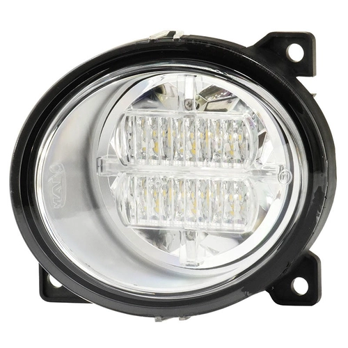 FAROL AUXILIAR DE NEBLINA E LED PARA CONECTOR DE 2 VIAS DO SCANIA LADO ESQUERDO DE FIXAÇÃO EXTERNA NO PARA-CHOQUE - FARO31B-E-LED
