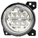 FAROL AUXILIAR DE LED E MILHA PARA CONECTOR DE 2 VIAS DO SCANIA LADO ESQUERDO DE FIXAÇÃO INTERNA NO PARA-CHOQUE - FARO32B-E-LED