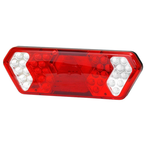 LANTERNA TRASEIRA COM 36 LEDS E CONECTOR DE 5 VIAS DAS CARRETAS GUERRA DO LADO DIREITO - LANT43G-D