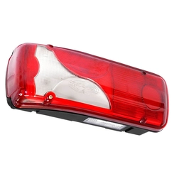 LANTERNA TRASEIRA COM VIGIA E CONECTOR DE 6 VIAS DE 24V DO SCANIA LADO ESQUERDO - LANT28C-E