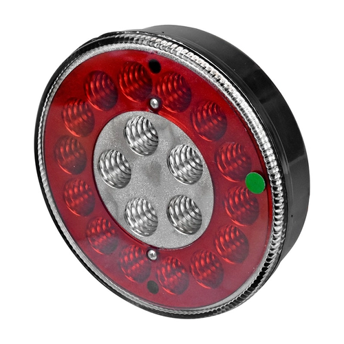 LANTERNA MODULAR TRASEIRA DA FACCHINI DE LED BIVOLT E FIO DE 5 VIAS COM LUZ DE FREIO DIRECIONAL RÉ E POSIÇÃO - LANT209