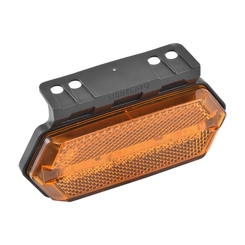 LANTERNA LATERAL AMARELA DAS CARRETAS LIBRELATO DE LED BIVOLT COM SUPORTE E CONECTOR DE 2 VIAS ORIGINAL - LANT238AAM-LED