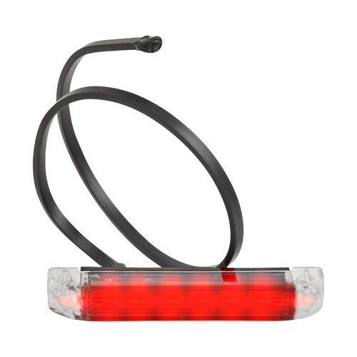 LANTERNA DELIMITADORA TRASEIRA RUNNINGPOINT COM ACIONAMENTO DO PISCA OPCIONAL BIVOLT E LED QUE ACENDE VERMELHO - LANT291-VM