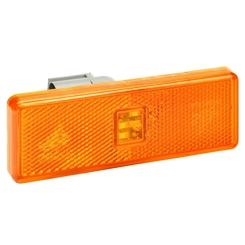 LANTERNA AMARELA DELIMITADORA DO MERCEDES BENZ DE LED E CONECTOR DE 2 VIAS - LANT173