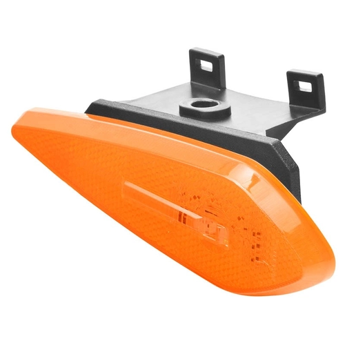 LANTERNA LATERAL AMARELA DAS CARRETAS NOMA COM SUPORTE DE LED PARA CONECTOR DE 2 VIAS DO LADO DIREITO - LANT219-D-AM