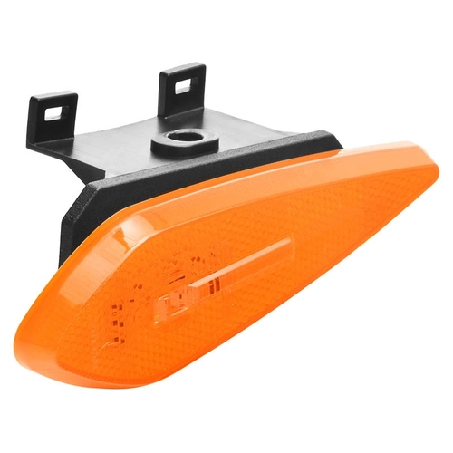 LANTERNA LATERAL AMARELA DAS CARRETAS NOMA COM SUPORTE DE LED PARA CONECTOR DE 2 VIAS DO LADO ESQUERDO - LANT219-E-AM