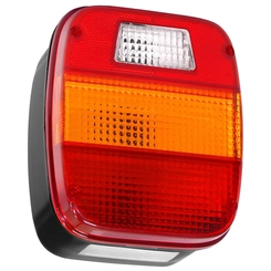 LANTERNA TRASEIRA DE LÂMPADA 24V COM VIGIA E FIO DO VOLKSWAGEN E FORD LADO ESQUERDO - LANT21-E