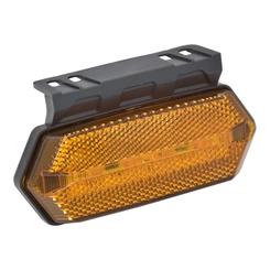 LANTERNA LATERAL AMARELA DAS CARRETAS LIBRELATO DE LED BIVOLT COM SUPORTE E CONECTOR DE 2 VIAS - LANT238-AM-DIP