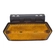 LANTERNA LATERAL AMARELA DAS CARRETAS LIBRELATO DE LED BIVOLT COM SUPORTE PARA CONECTOR DE 2 VIAS - LANT238-AM-DIP