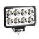 FAROL AUXILIAR DE LED DE 4X6" UNIVERSAL COM 08 LEDS RETANGULAR - FARO66B-I