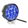 FAROL AUXILIAR WORKLIGHT COM 14 LEDS AZUL E DISSIPADOR REFORÇADO REDONDO UNIVERSAL - FARO160-I