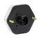 LANTERNA LATERAL CRISTAL UNIVERSAL COM GUIA DE LUZ DE LED BIVOLT PARA CONECTOR DE 2 VIAS - LANT186-CR-LED