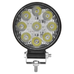 FAROL AUXILIAR WORKLIGHT UNIVERSAL DE 3X3" COM 09 LEDS REDONDO - FARO80C-I