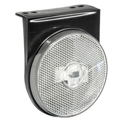 LANTERNA LATERAL CRISTAL FLEXÍVEL DE LED COM SUPORTE E CONECTOR ORIGINAL - LANT08A-CR-LED