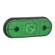 LANTERNA VERDE LATERAL OVAL DAS CARRETAS FACCHINI SEM SUPORTE DE LED 24V PARA CONECTOR FESTON 6,3 DE MODELO ORIGINAL - LANT121C-VD