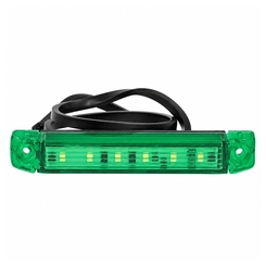 LANTERNA VERDE RUNNINGPOINT DEMILITADORA LATERAL COM PISCA DE ACIONAMENTO INTELIGENTE OPCIONAL BIVOLT (004 UN.) - LANT290-VD