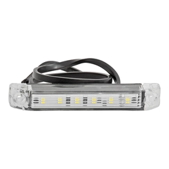 LANTERNA DELIMITADORA DIANTEIRA RUNNINGPOINT DE 24V E LED QUE ACENDE BRANCO - LANT290-CR
