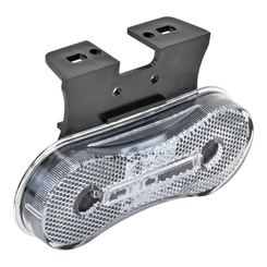 LANTERNA LATERAL CRISTAL FLEXÍVEL DAS CARRETAS FACCHINI SEM DOWNLIGHT DE LED 24V COM SUPORTE E CONECTOR DE 2 VIAS - LANT248-CR-LED