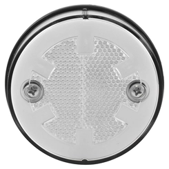 LANTERNA LATERAL CRISTAL UNIVERSAL APOLO DAS CARRETAS COM LUZ DIFUSA BIVOLT E FIO DE 2 VIAS - LANT262-CR