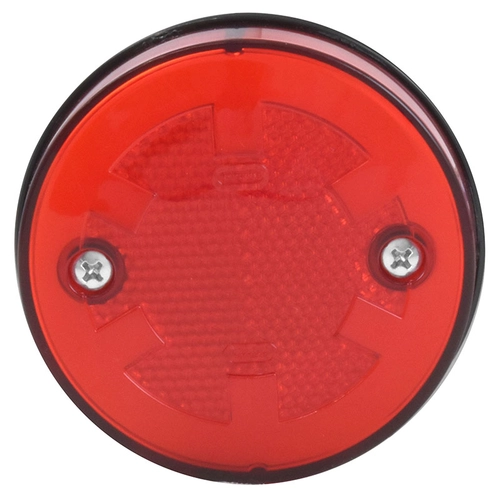 LANTERNA LATERAL VERMELHA UNIVERSAL APOLO DAS CARRETAS COM LUZ DIFUSA BIVOLT E FIO DE 2 VIAS - LANT262-VM