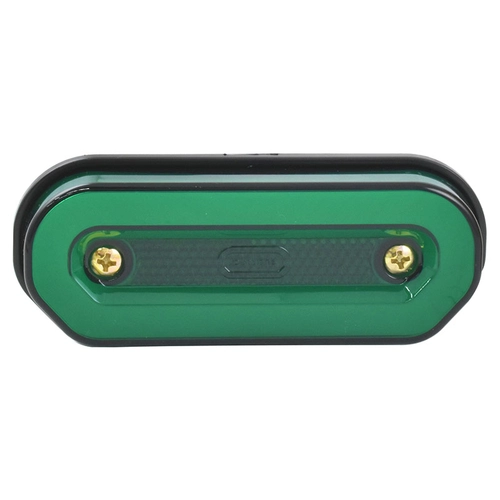 LANTERNA VERDE LATERAL OLOGO UNIVERSAL BIVOLT DE CONECTOR E COM LUZ DIFUSA E 12 LEDS - LANT261-VD